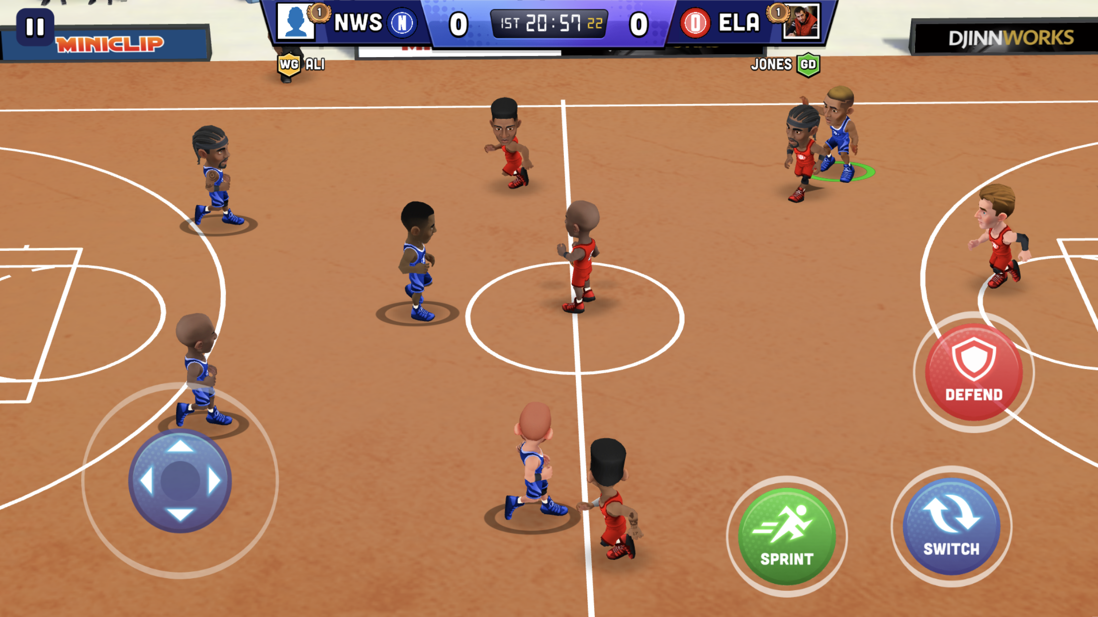 Mini Basketball 遊戲截圖