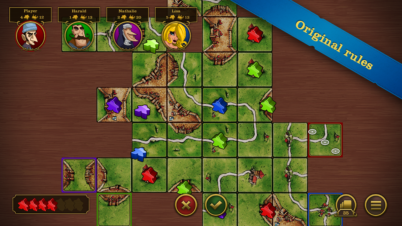 Cuplikan Layar Game Carcassonne