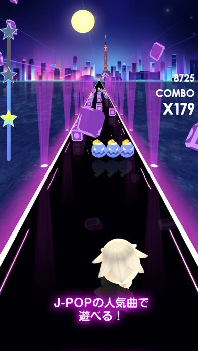ビートラッシュ！Beat Runner！人気曲音楽リズムゲー screenshot game