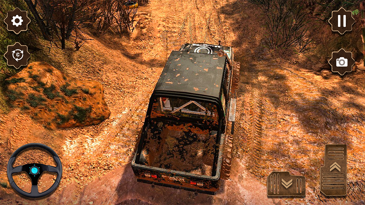 Captura de Tela do Jogo OffRoad Adventure 4x4 Jeep Mud