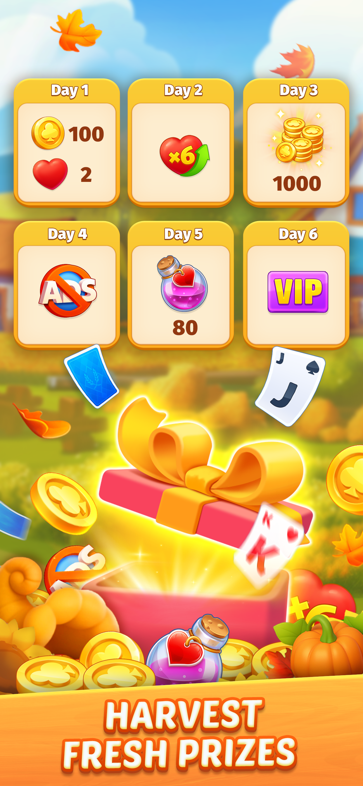 Solitaire Farm Adventure Game Screenshot