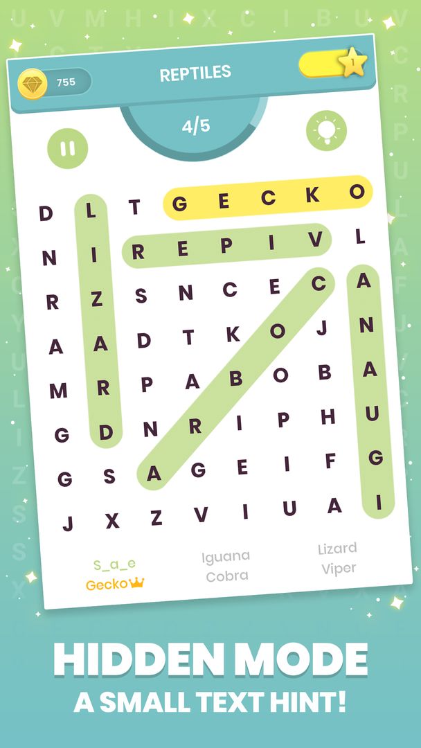 Word Search - Connect Letters for free 게임 스크린 샷