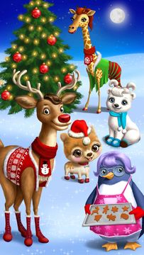 Christmas Animal Hair Salon ゲームのスクリーンショット