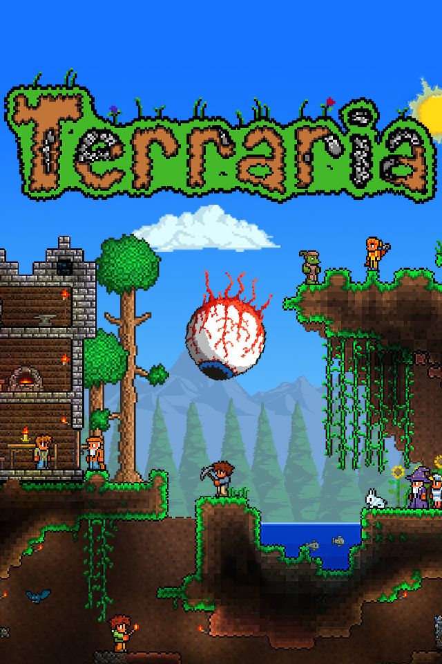 Screenshot of Terraria.