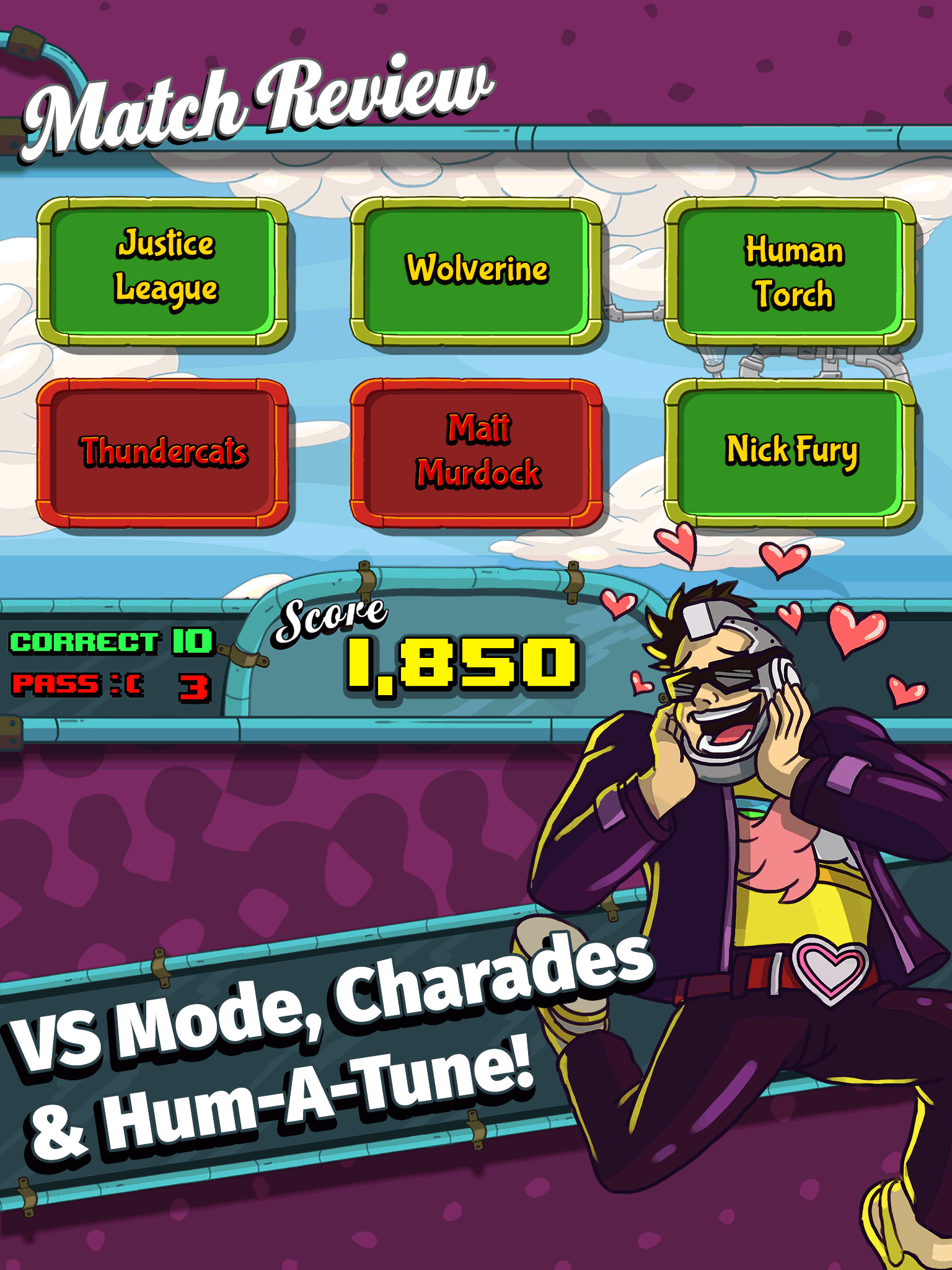 Word Gush: Loot Charades! Game Screenshot
