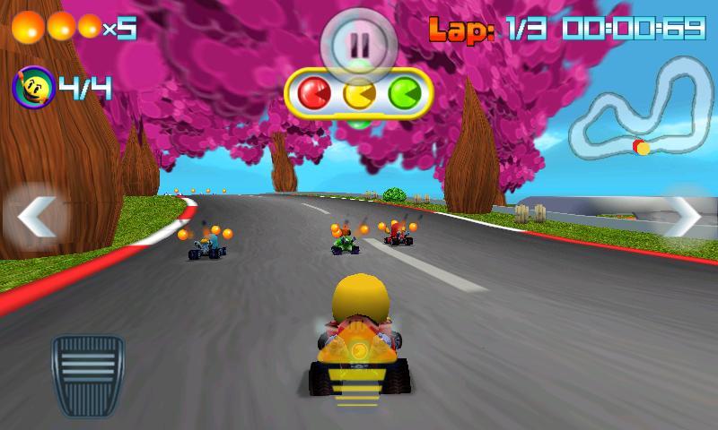 Screenshot of PAC-MAN Kart Rally by Namco