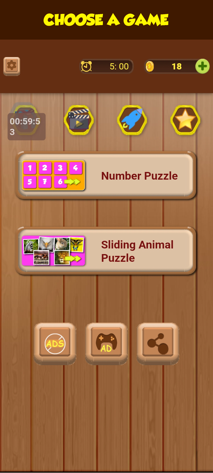 Sliding Puzzle, No Ads