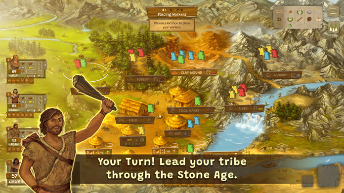 Stone Age: Digital Edition ภาพหน้าจอเกม