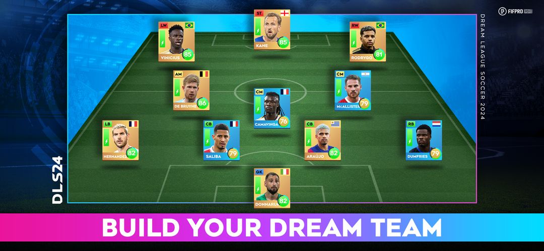 Dream League Soccer 2024 ภาพหน้าจอเกม