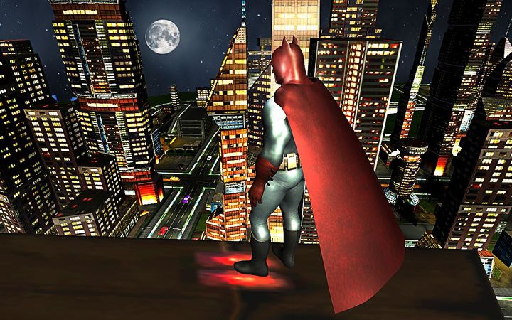 Screenshot 1 of Bat Hero: Super Legend Battle - Flying Superhero 1.0