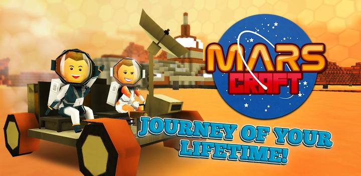 Banner of Mars Craft: Crafting & Building Exploration Games 