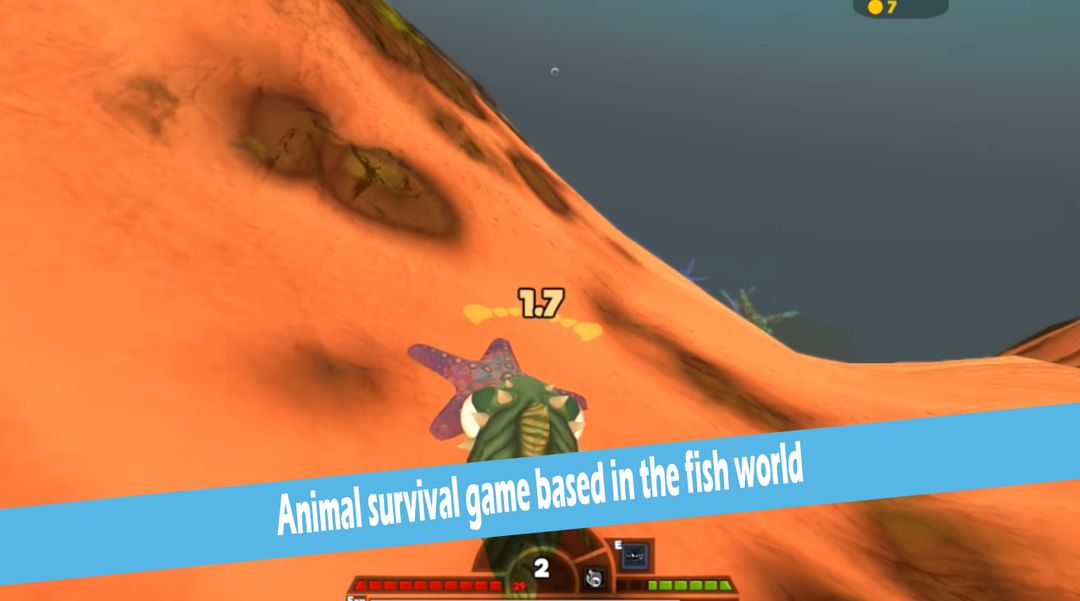 Screenshot of FEED AND BATTLE - GROW FISH THE REAL GAME
