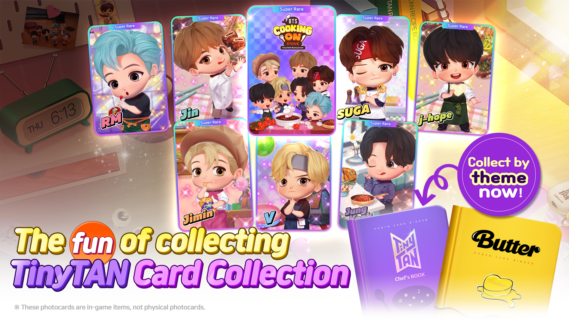 BTS Cooking On STOVE : TinyTAN Game Screenshot