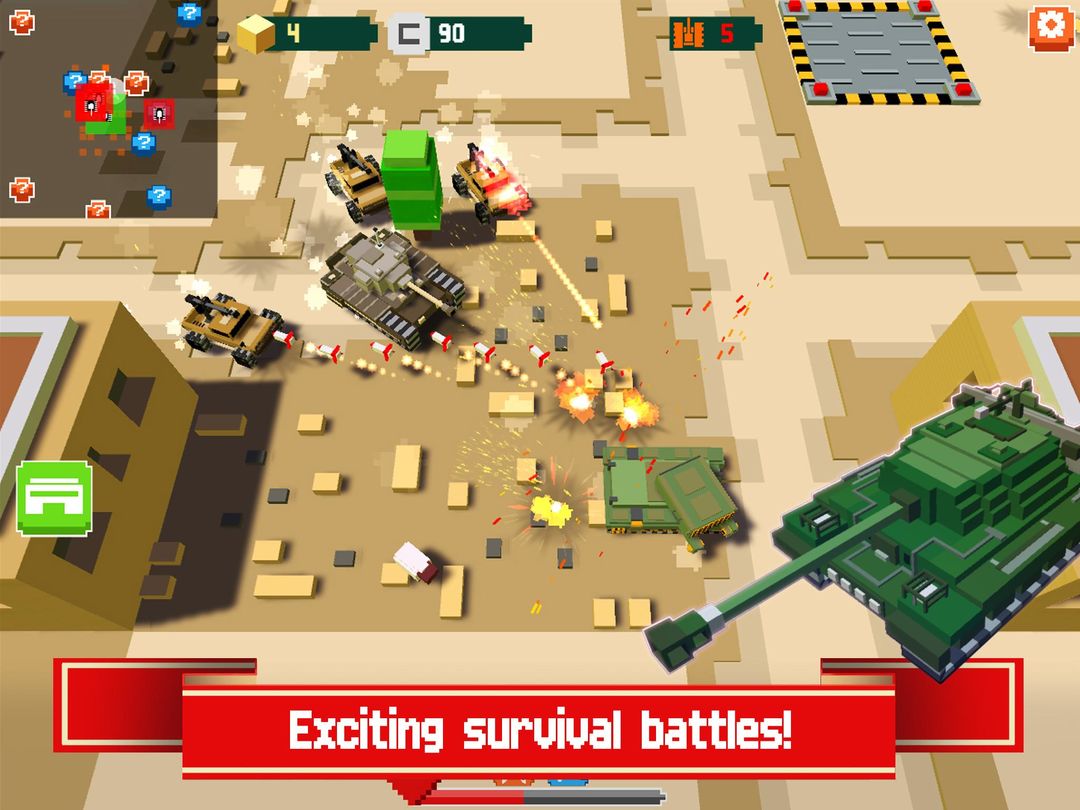 War Boxes Tank Strike遊戲截圖