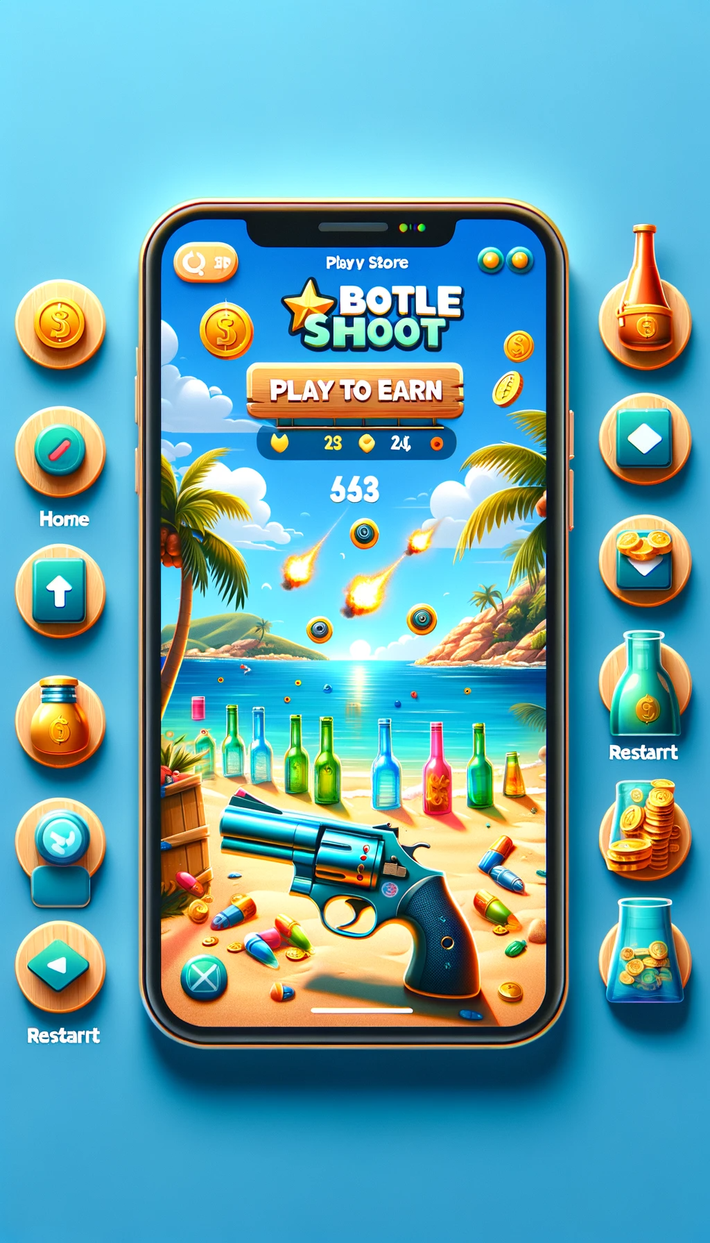 Bottle Shoot Play & Earn android iOSTapTap