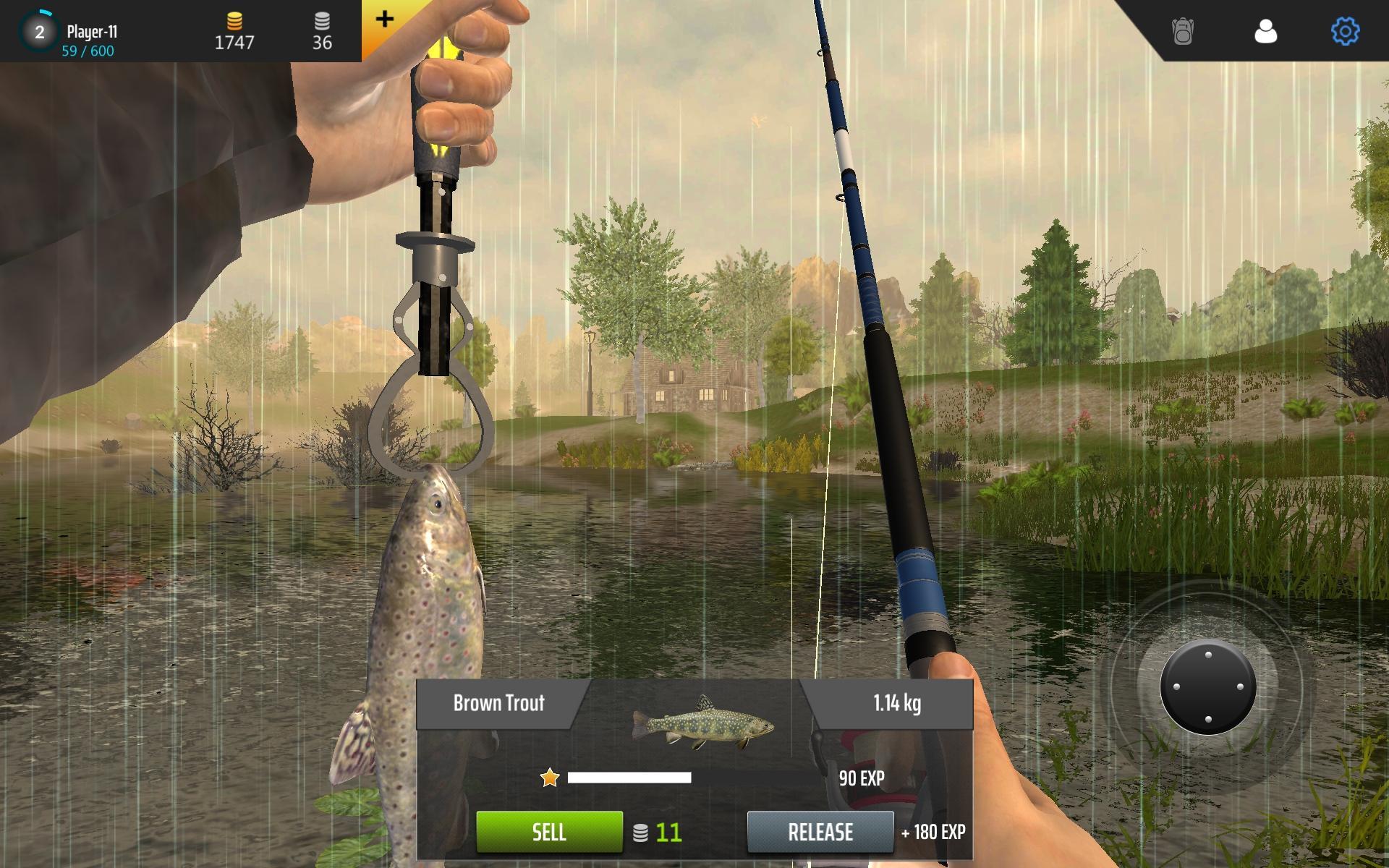 Professional Fishing Game Screenshot