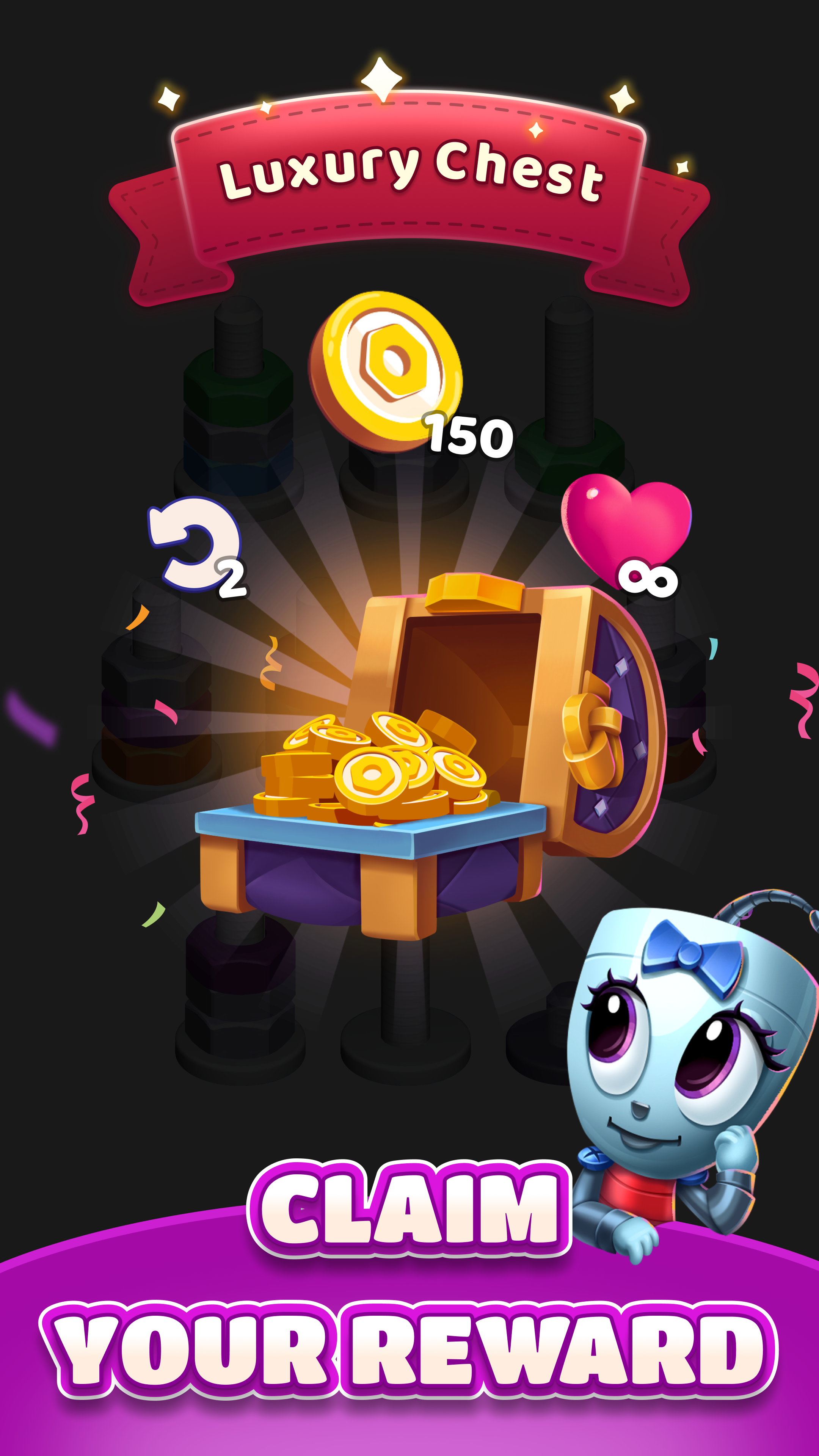 Nut Sort Blast: Color Puzzle Game Screenshot