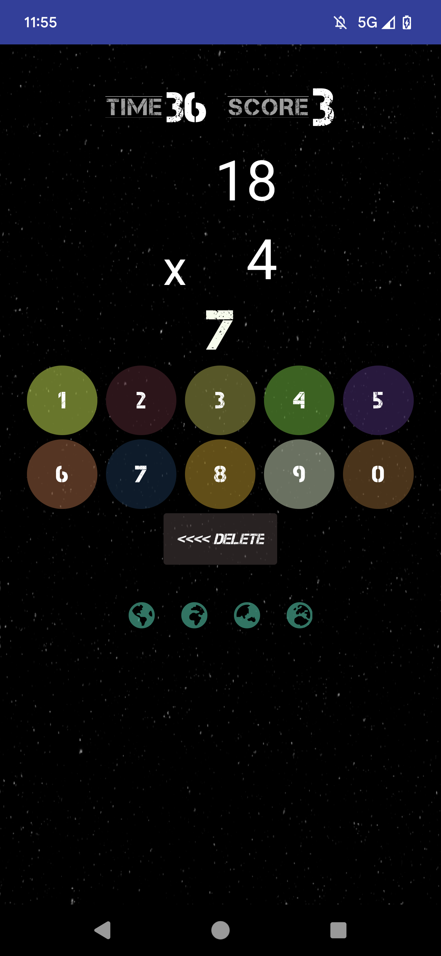 Screenshot 2 of 60 Second Math Multiply Game 