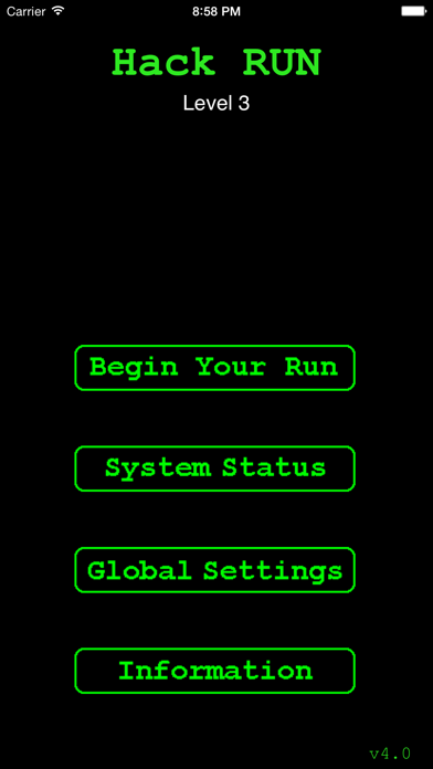 Hack RUN Game Screenshot