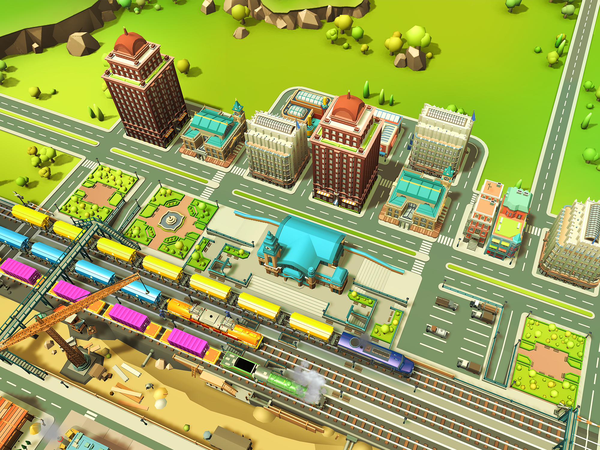 Idle City Tycoon - Build and Transport Simulator ภาพหน้าจอเกม