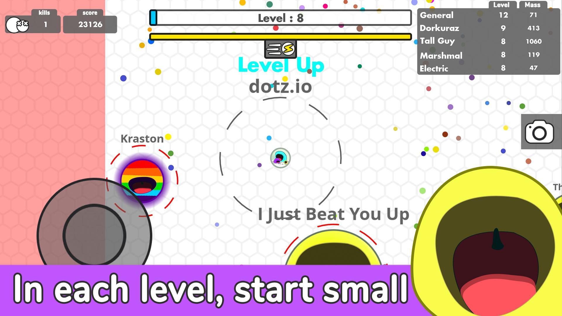 Dotz.io Dots Battle Arena Game Screenshot