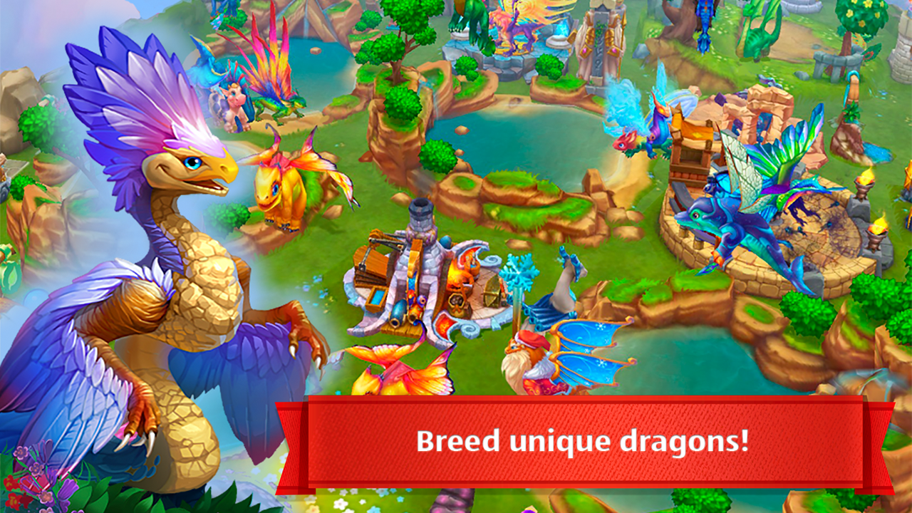 Cuplikan Layar Game Dragons World