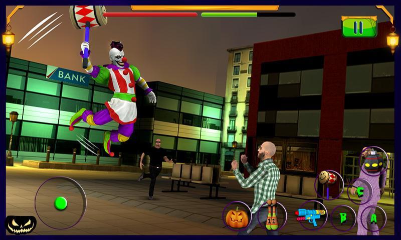 Scary Clown : Halloween Night ภาพหน้าจอเกม