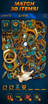 Dazzly Match 3D: Gem Matching 遊戲截圖