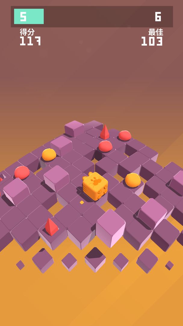 Splashy Cube: Color Run 게임 스크린 샷