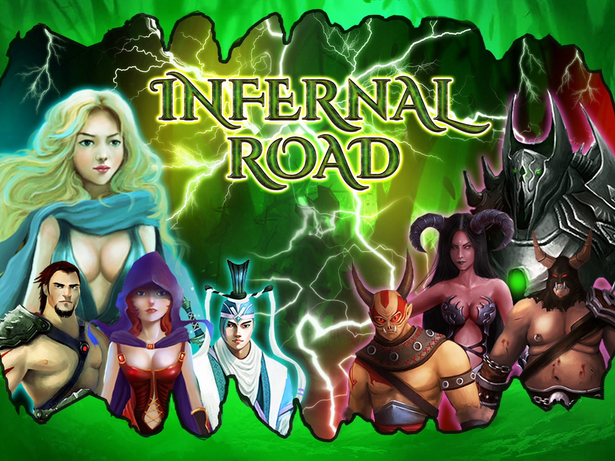 Cuplikan Layar Game Infernal Road