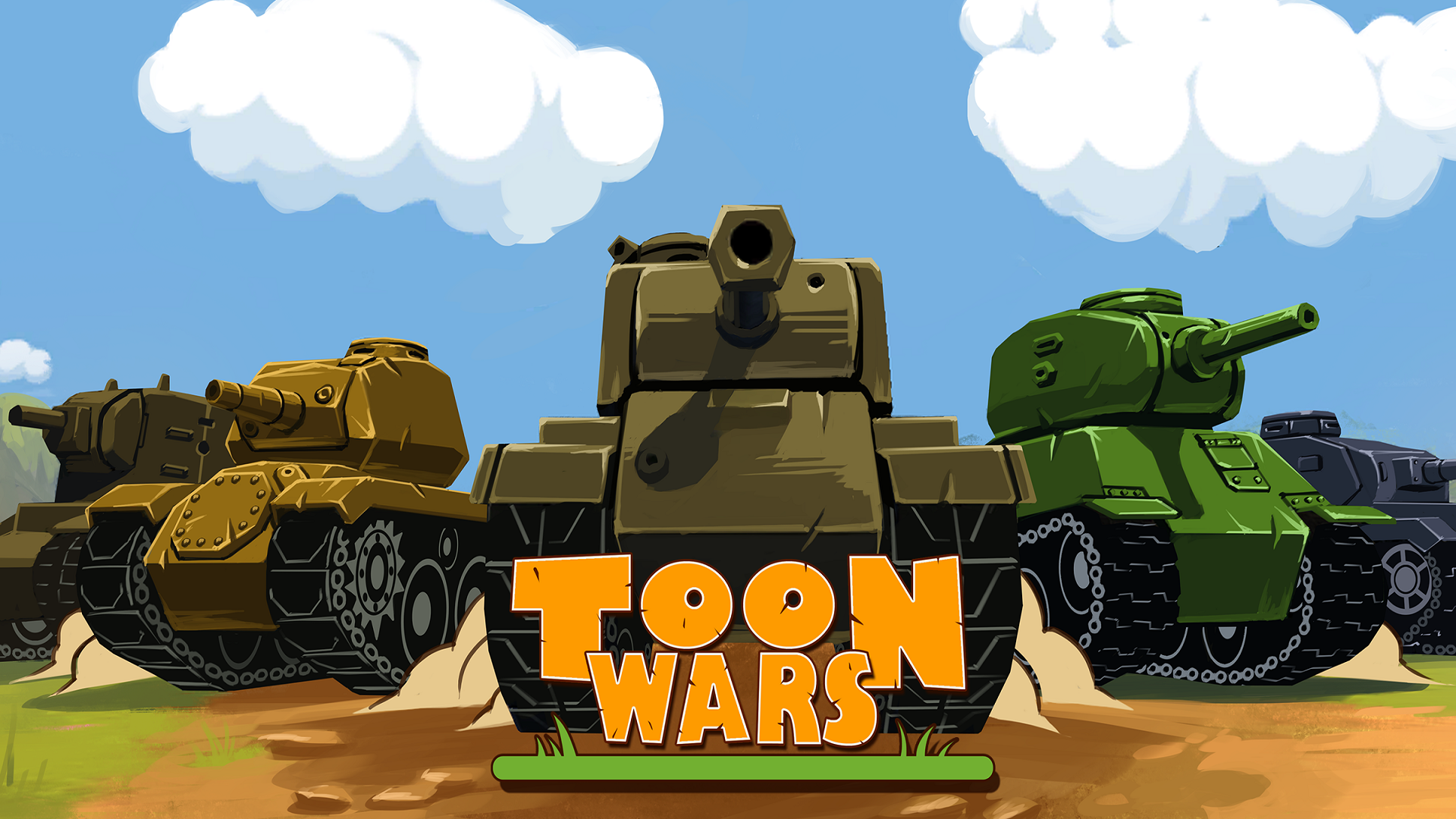 Screenshot 1 of Toon Wars: เกมรถถังสุดเจ๋ง 3.63.3