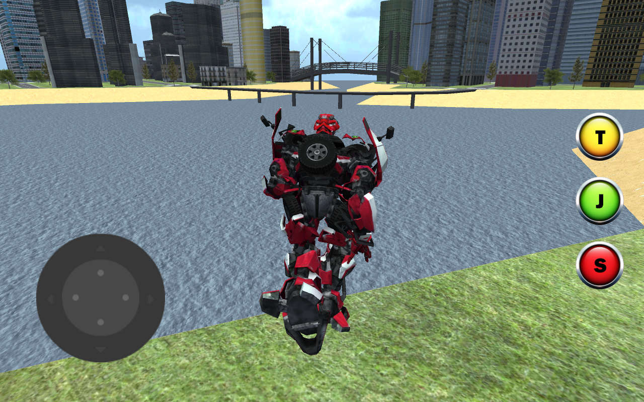 X Ray Flying Car Robot 3D Game Screenshot