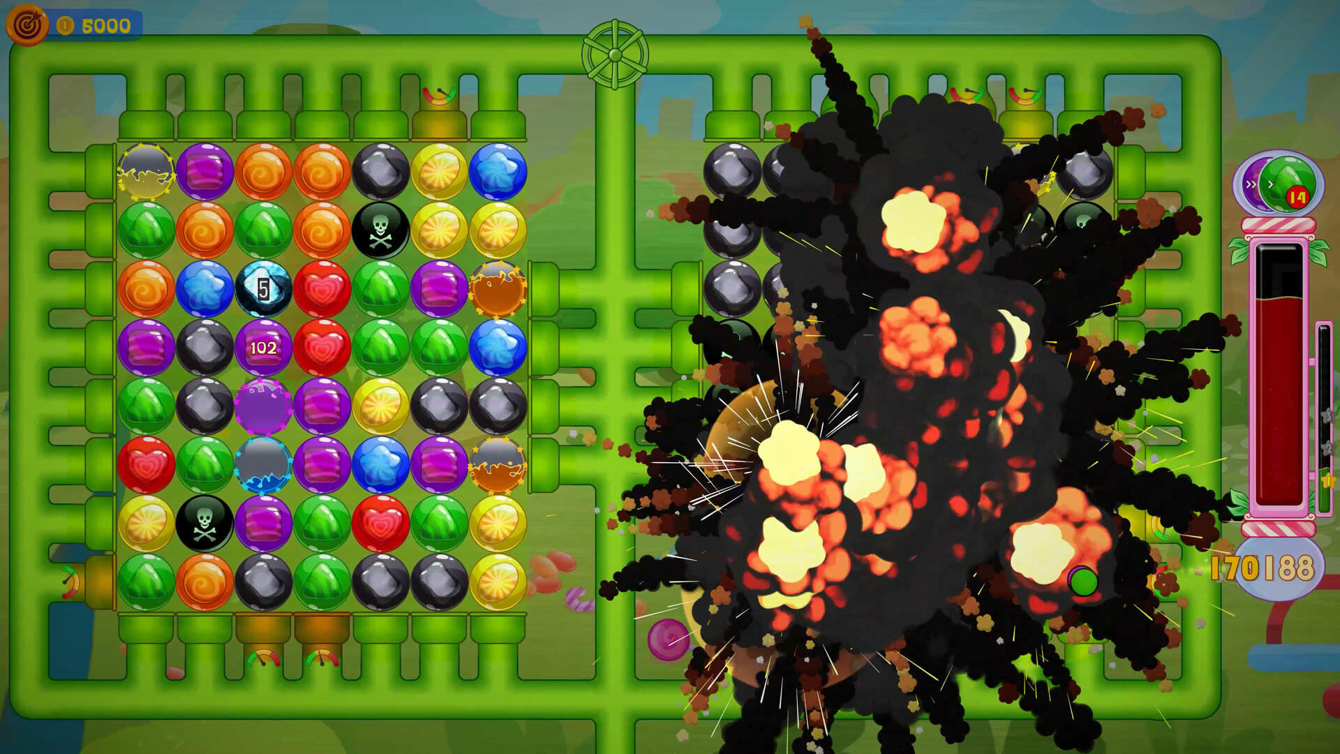 Paintball 3 - Candy Match Factory screenshot game