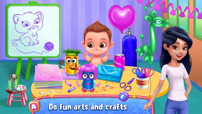 Babysitter First Day Mania screenshot game