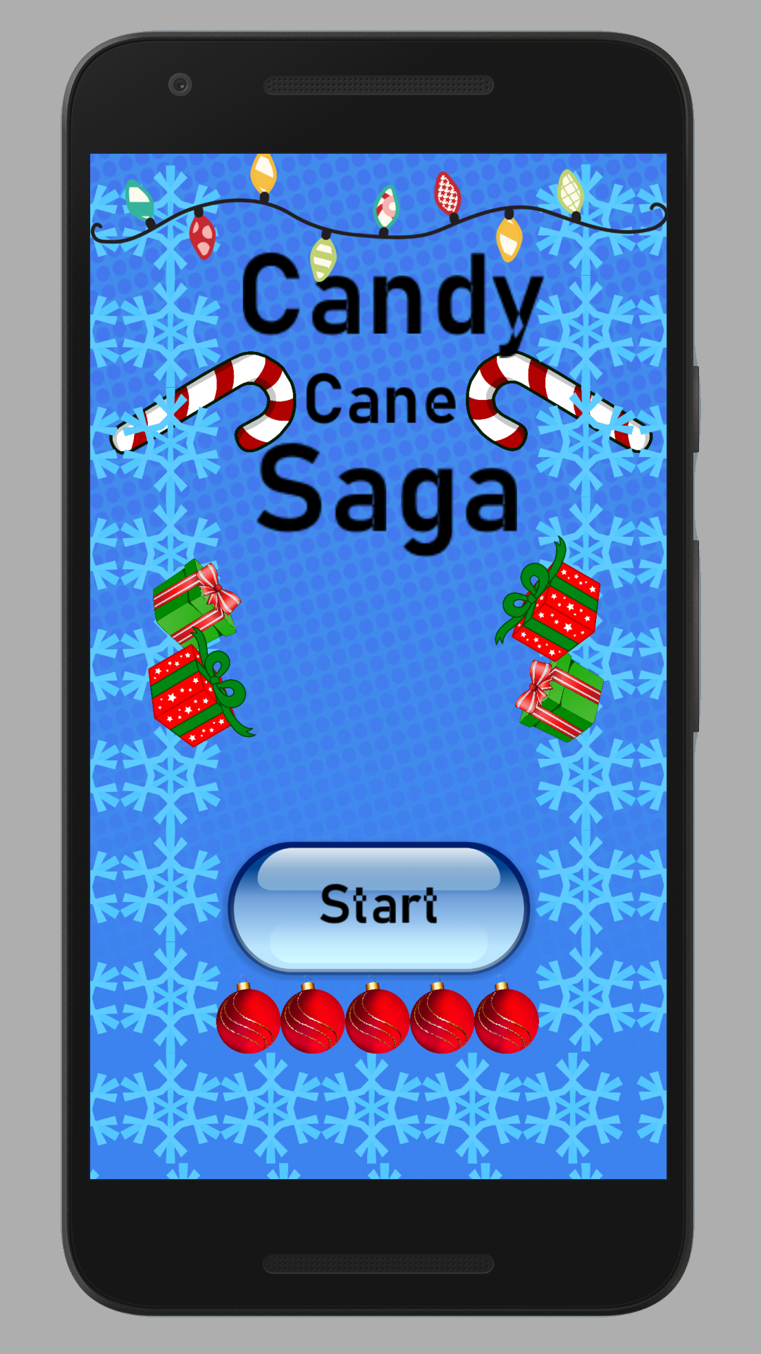 Candy Cane Saga Game Screenshot