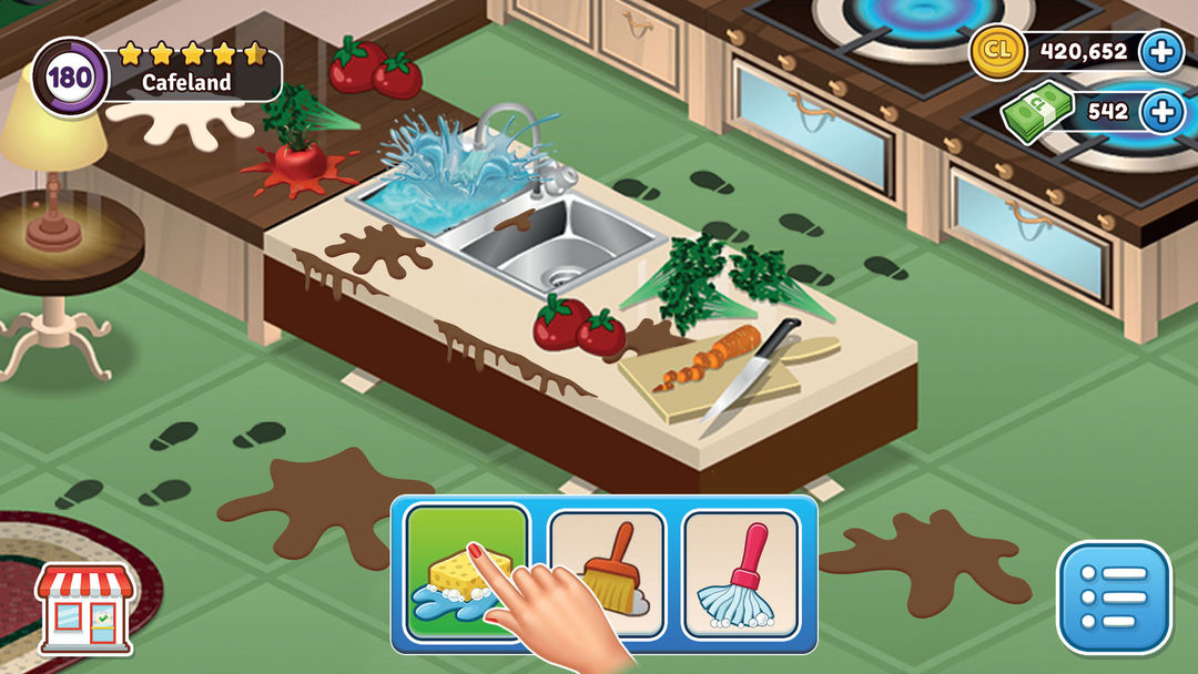 Screenshot of Cafeland - Restaurant Cooking