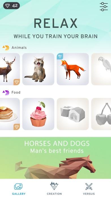 Poly Island: Coloring Art Book Game Screenshot