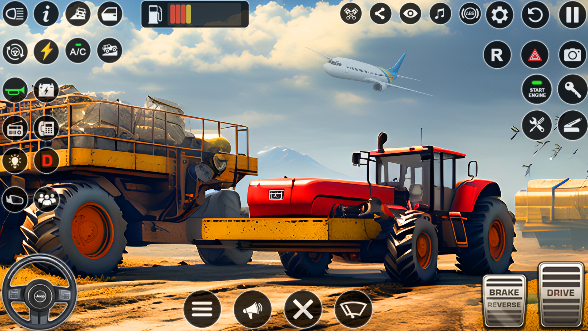Real Tractor Driving Games 3D Game Screenshot