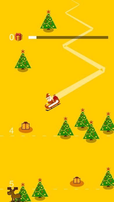 Santa Claus is Skiing to Town screenshot game