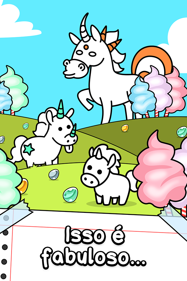 Screenshot 1 of Unicorn Evolution: Jogo Mágico 1.0.58