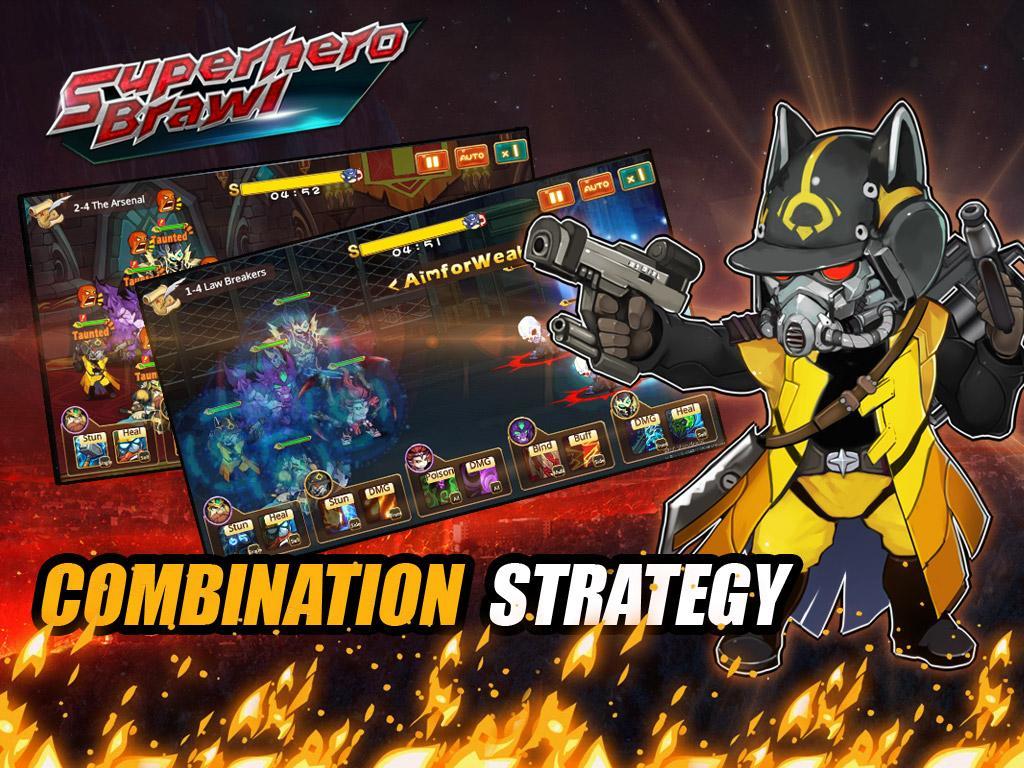 Captura de Tela do Jogo Superhero Brawl