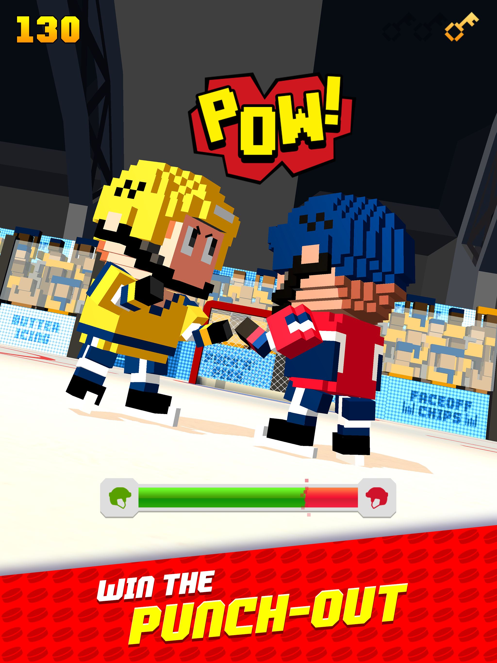 Blocky Hockey Game Screenshot