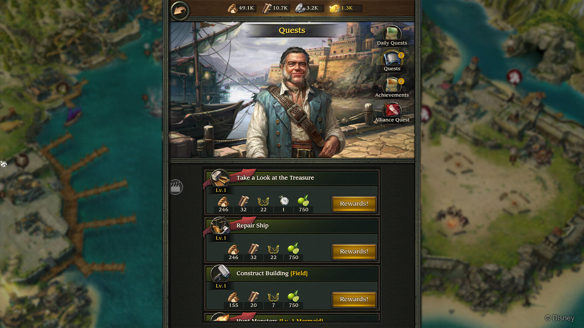 Pirates of the Caribbean: Tides of War 게임 스크린 샷
