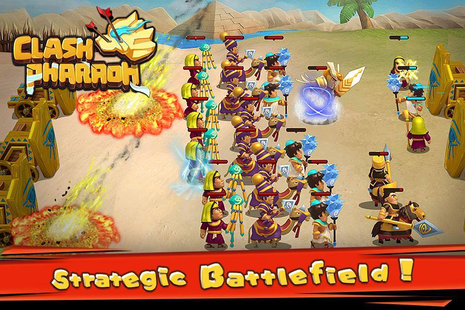 Cuplikan Layar Game Clash Pharaoh