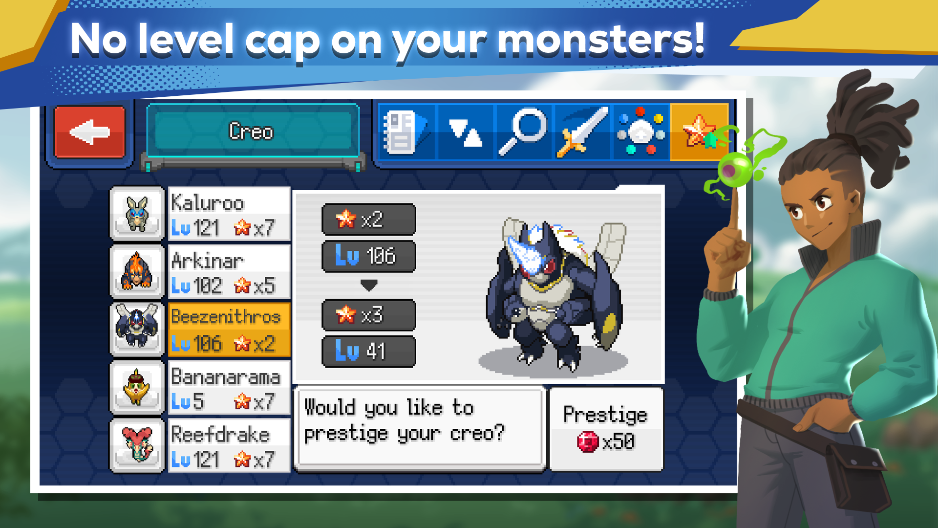 EvoCreo2: Monster Trainer RPG Game Screenshot