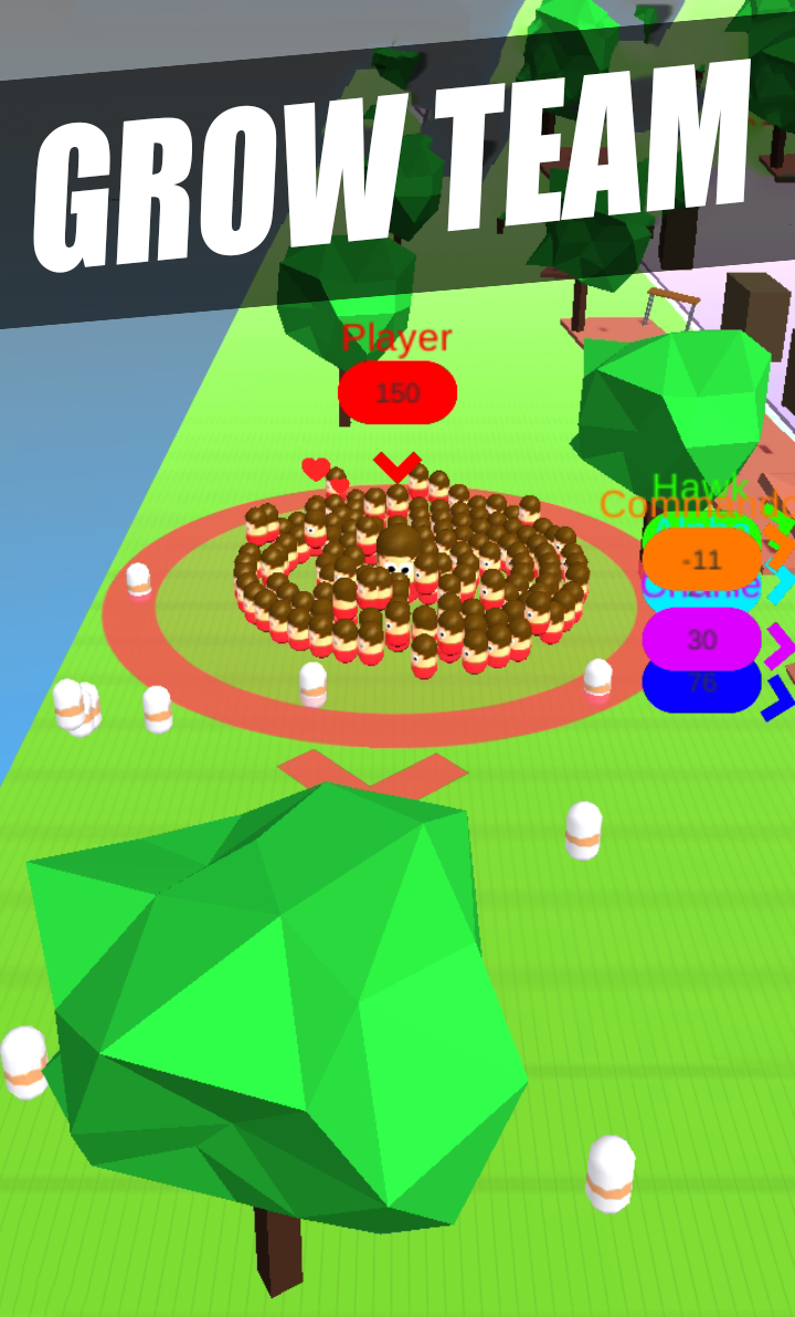 Popular Crowd Followers: Running Wars in Big City ภาพหน้าจอเกม