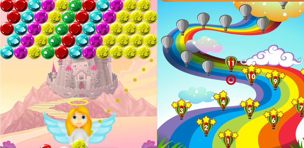 Banner of Bubble Shooter Angeles 1.99.4