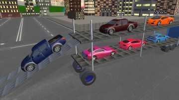 Elevated Car Transporter Game: Cargo truck Driver Game Screenshot
