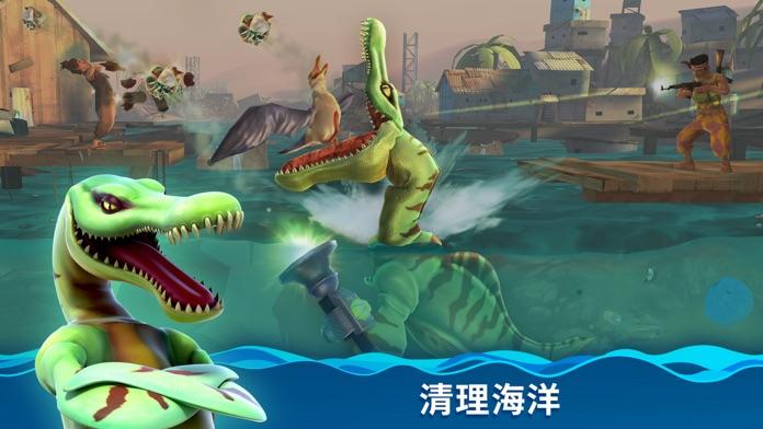 飢餓鯊：世界 (Hungry Shark World) 遊戲截圖