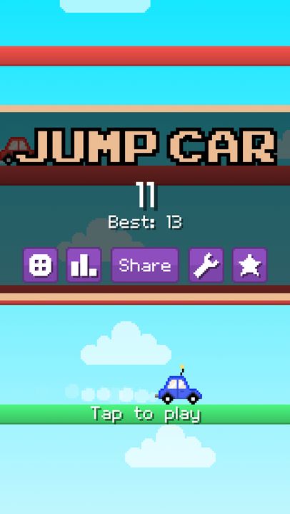 Скриншот игры Jump Car